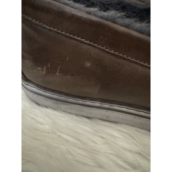 Ross & Snow Matteo Genuine Shearling Loafer Sneaker USA Size 13‎ Water Resistant main image 6